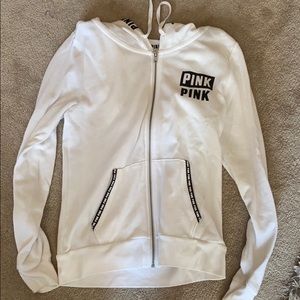 PINK zip up sweatshirt